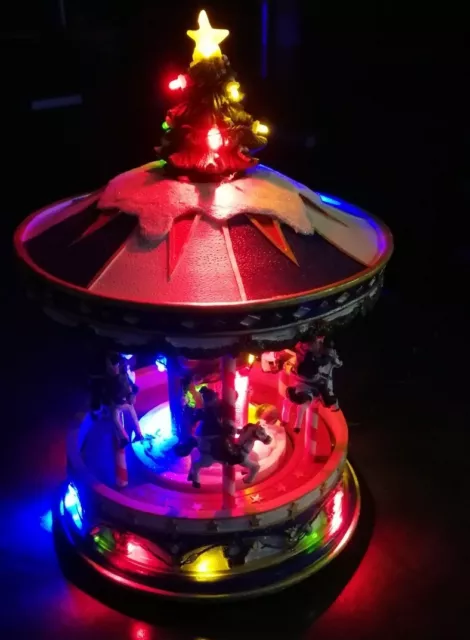 Carrousel de Noël musical et/ou lumineux