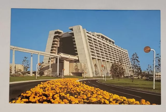 Walt Disney World postcard; Contemporary Resort; not mailed