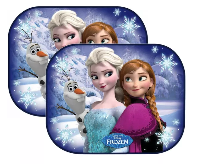 Frozen Anna Elsa Olaf Disney set2 Tendine Tende Parasole auto finestrino Bambini