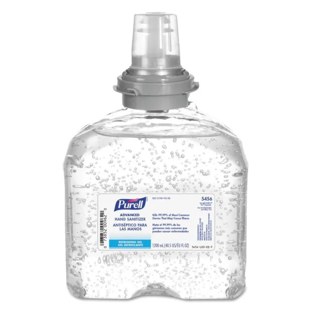 Purell 545604EA 1200 mL Advanced Instant Gel Hand Sanitizer TFX Refill New