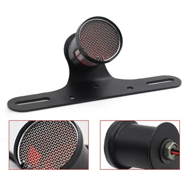 Alta Qualità Moto Luce Targa Retro Moto Universale Impermeabile