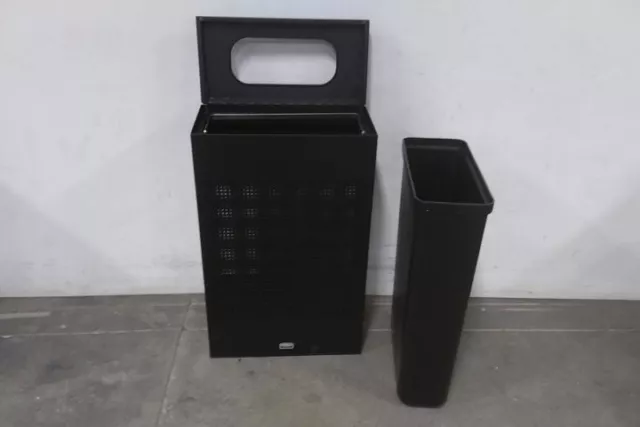 Rubbermaid Commercial Products FGSR14EPLTBK 13 Gal Fire-Resistant Trash Can