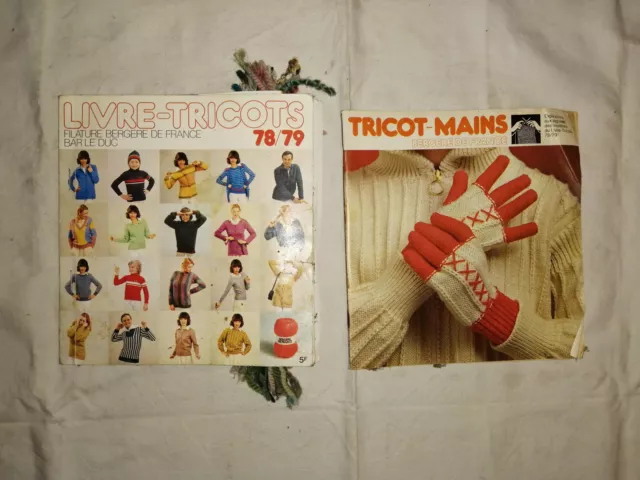 Ancien catalogue tricot Bergère de France 1978/79 avec explications