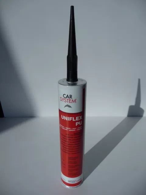 1x 310ml Uniflex PU Adhésifs & Scellant Noir Carsystem Lackpoint Peinture Neuf