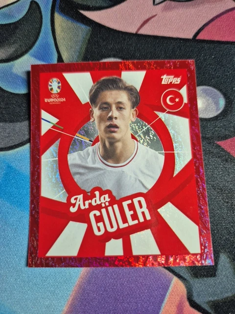 Carte Topps Match Attax Euro 2024 Arda Güler Turquie TUR13, état Proche Neuf