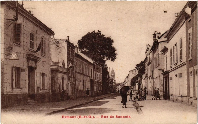 CPA AK ERMONT - Rue de Sannois (580021)