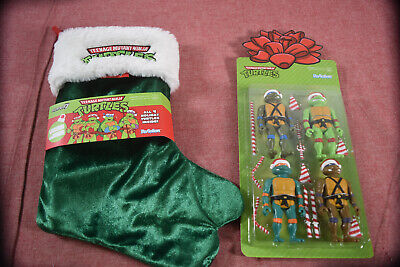 Super7 ReAction Figures: Teenage Mutant Ninja Turtles- Holiday Bundle Stocking