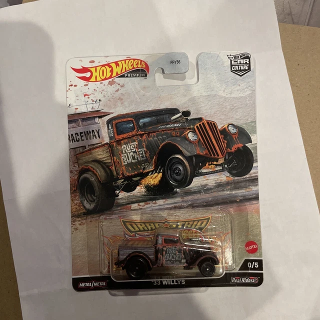 thumbnail image 2 of Hot Wheels Car Culture 2023 Drag Strip ’33 Willys Gasser Pickup (CHASE) – 1:64 Scale 2 of 6
