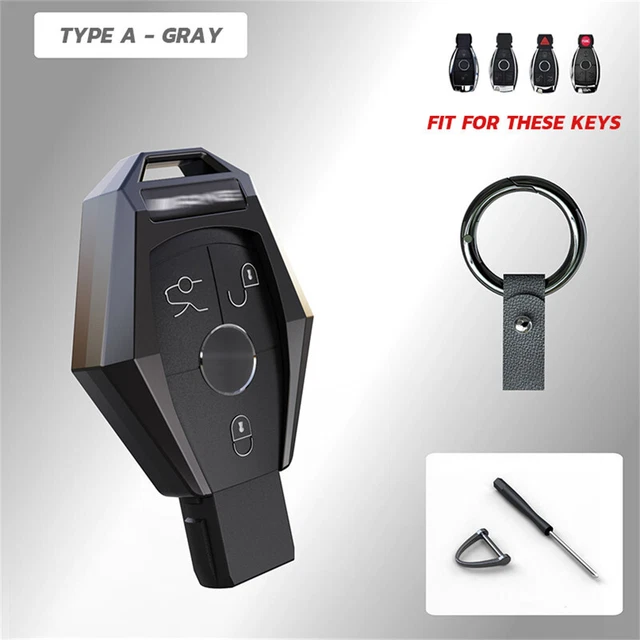 Zinc Alloy Car Key Fob Case Cover For Mercedes Benz A B C E S M SL SLK GLA GLK