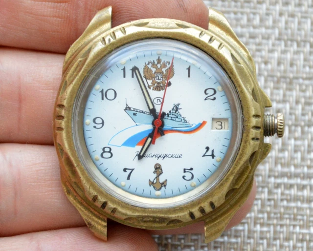OROLOGIO URSS VOSTOK Komandirskie Vintage Meccanico Sovietico Russo Wostok Raro EUR 26,55