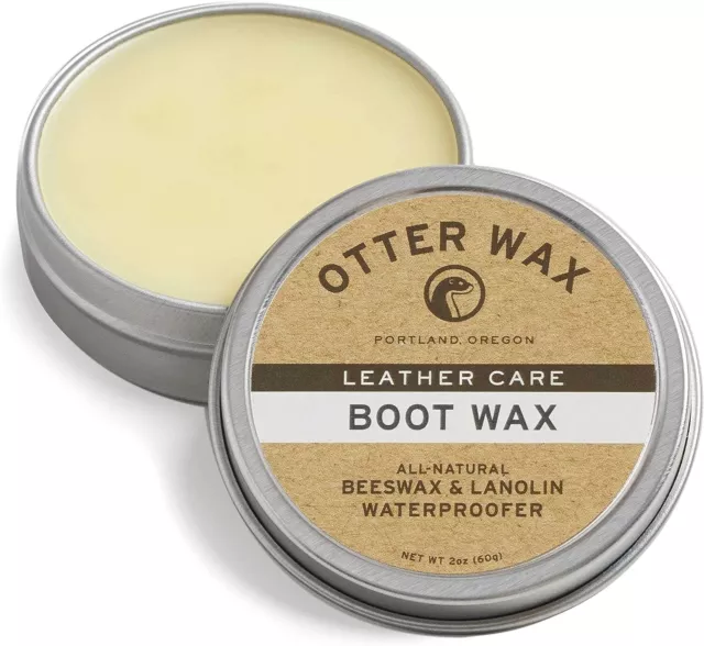 Otter Wax Boot | 2oz | All-Natural Leather Waterproofer | Made in USA