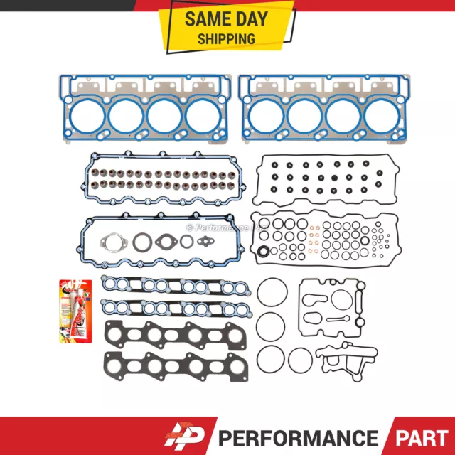 Head Gasket Set w/ 20mm Dowels for 03-10 Ford 6.0 E350 F250 F350 DIESEL TURBO