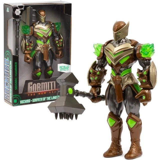 Gormiti, Figur mit Gelenken, 27 cm, Gormiti mit Leuchtangriff, Modell Wasser – AQU, für Kinder ab 4 Jahren, GRV071 Gormiti, Figur mit Gelenken, 27 cm, Gormiti mit Leuchtangriff, Modell Wasser – AQU, für Kinder ab 4 Jahren, GRV071