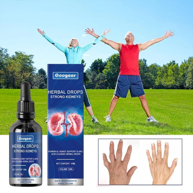 Potent Herbal Drops for Kidney Health and Uric Acid Cleanse