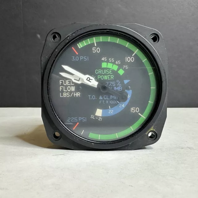 United Instruments 6221 Cessna Fuel Flow Indicator C662020-0116