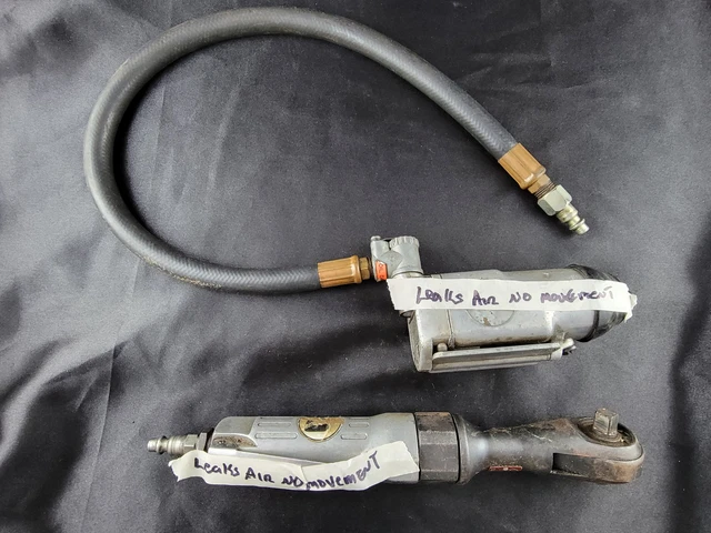 Lot of 2 Air Tools Universal Tool Ratchet UT-2208 & Other (REBUILD OR PARTS)
