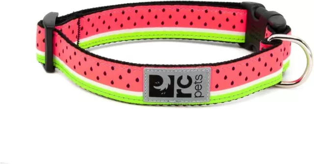 RC Pet Products Hundehalsband 1,3 cm verstellbar Large Wassermelone NEU OVP