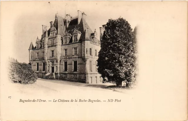 CPA AK BAGNOLES-de-l'ORNE - Le Chateau de la Roche-BAGNOLES (435166)