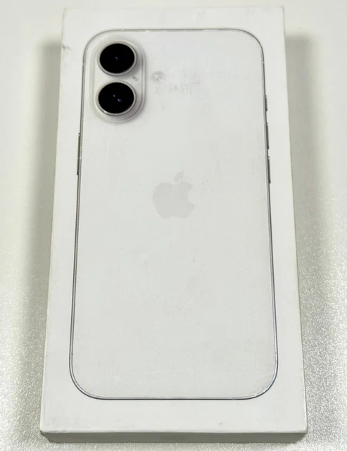 APPLE IPHONE 16 - 128GB - White - Unlocked - iOS 18 - Clean