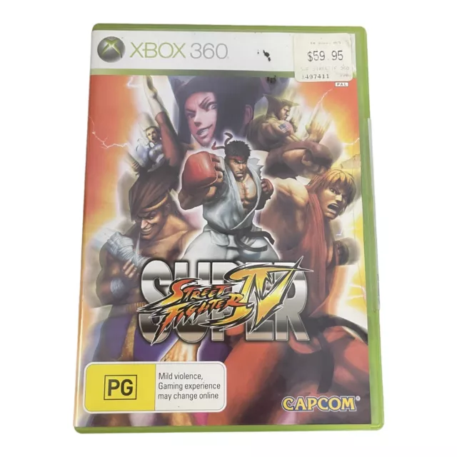 Street Fighter IV Xbox 360 Ultra Rare Cover CAPCOM
