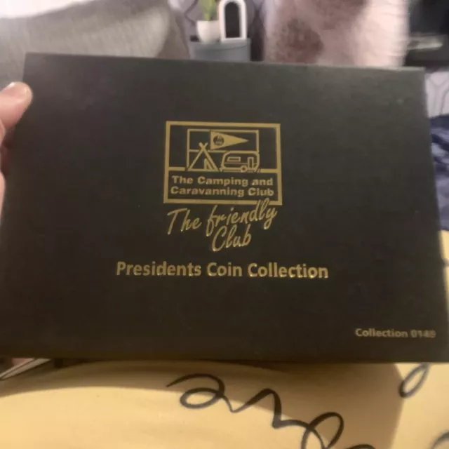 the camping and caravanning club presidents coin collection