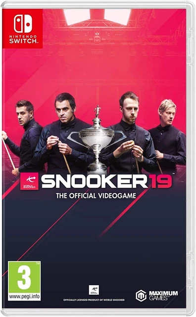 Snooker 19 The Official Videogioco Nintendo Switch Ottime Condizioni