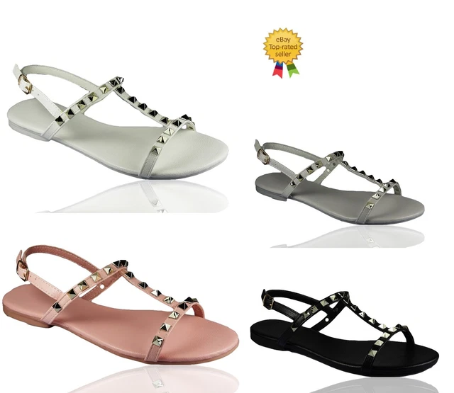 Sandali Donna Ex-Oasis Punta Piatta Con Fiocco Diamante E Cinturino Caviglia – Oro/argento
