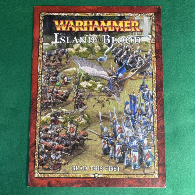 Warhammer Fantasy The Island of Blood Read This First Rules Book Games Workshop