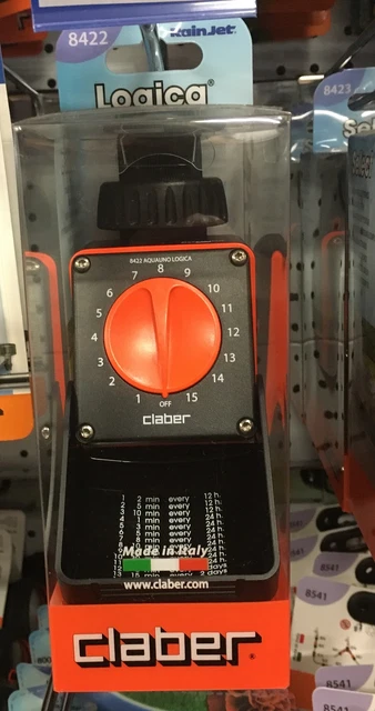 Claber Timer Logica New 8422 Centralina/Programmatore Aquauno Irrigazione