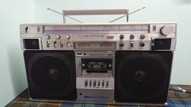 Gold Star TSR 800. Stereo Radio Cassette Recorder. Boombox Vintage.