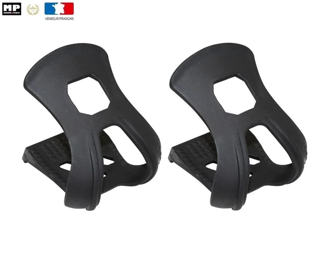 Pièce nylon autobloquante pour cale-pieds alu