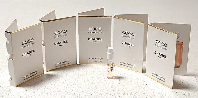 CHANEL COCO MADEMOISELLE 7,5 ml Eau Parfum Spray Proben Neu 5 x 1,5 ml ...