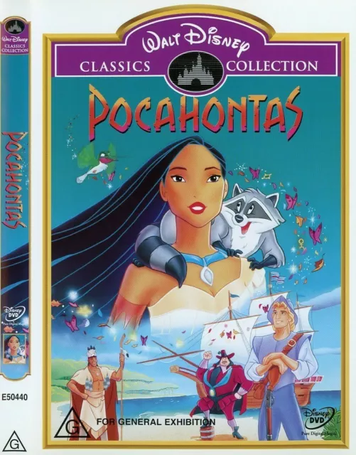 Pocahontas DVD (Region 4) VGC Walt Disney Classics Collection