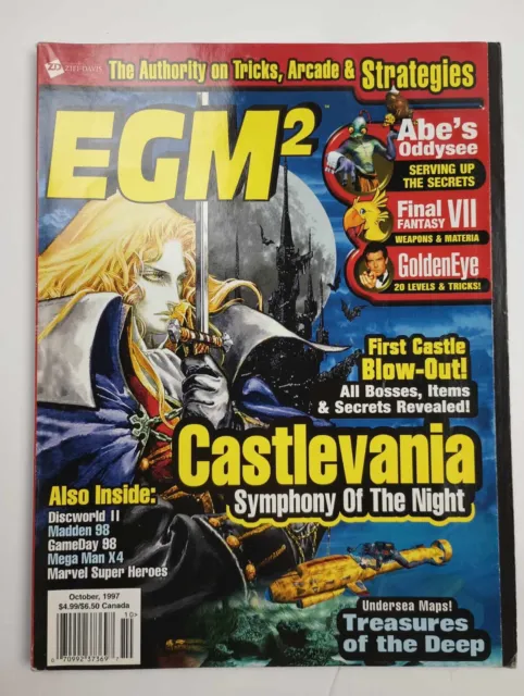 Electronic Gaming Monthly 2 EGM2 #40 October 1997 Castlevania Symphony of night
