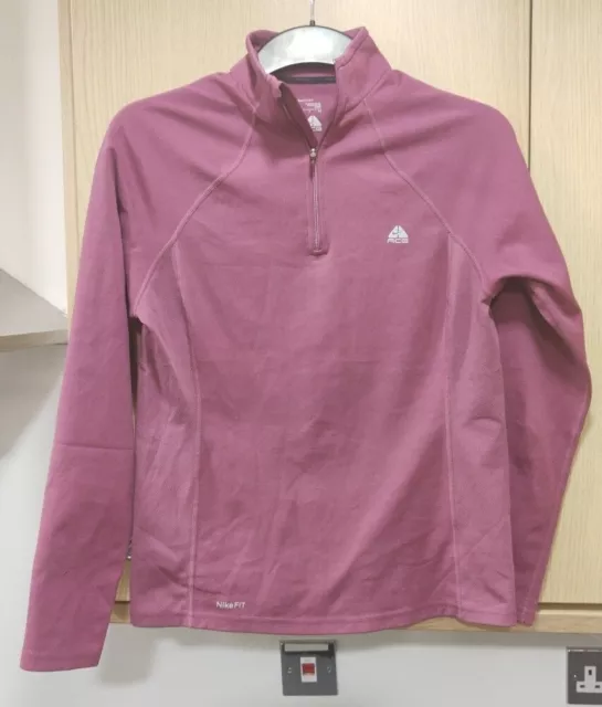 Maglione donna Nike Fit Dry ACG taglia small viola