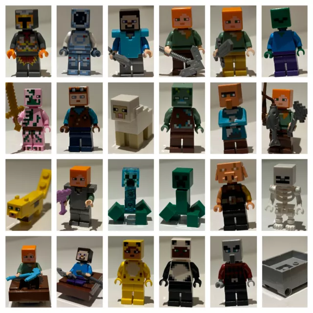 Huge Lego Technic Bionicle Lot Parts minifigures figures minecraft roblox  12b17