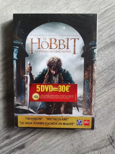 Dvd : Le hobbit la bataille des cinq armées - Neuf sous blister - envoi suivi