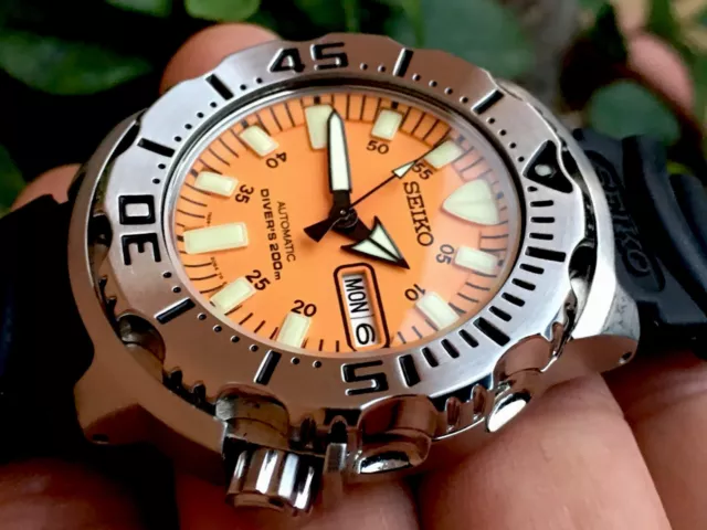 SEIKO MONSTER ORANGE First Edition 100 Originale Very Top