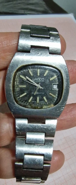 orologio lanco vintage Cal .tissot 2481 Uomo All Stainless