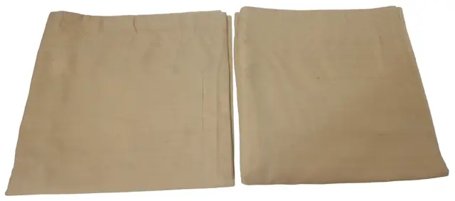 1 Pr. Suite 109 Euro Pillow Shams Gold Silk Blend 30" X 28.5" Bed Linens