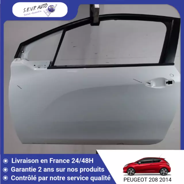 🇫🇷  Porte Avant Gauche Peugeot 208 ♻️ 9805822580