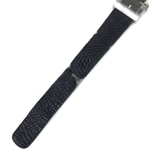 Christian Dior Womens Square Face Quartz Watch Black Dial From JPN 002 5861165 9