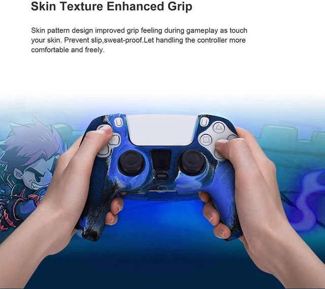 Cover Antipolvere Controller PlayStation 5 Guscio Frontale Di Ricambio Per Controller PS5 DualSense - Personalizzabile, ABS, Antiscivolo, Garanzia 1 Anno Skull And Bones Ps5 - Foto 9