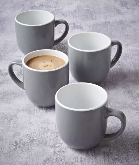 DAWSONS LIVING MULTI-COLOURED Stoneware Mugs Set - Wide Tea Coffee and Hot  Cups £25.44 - PicClick UK