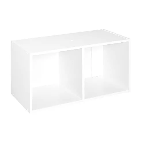 Cubeicals 2 Cube Storage Shelf Organizer Bookshelf Stackable Or Hanging Wall Mou