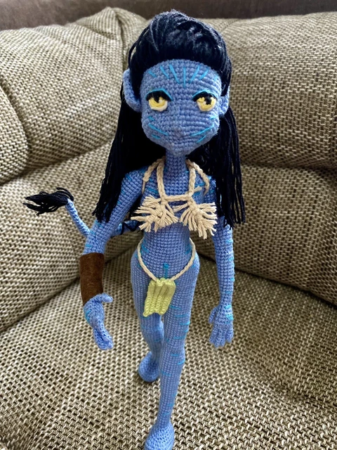 Einzigartige Neytiri aus Avatar -kuschelige Häkelpuppe -Handarbeit-Amigurumi NEW