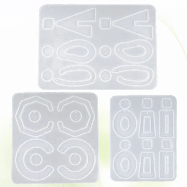 Silikon-Epoxy-Formen Gießformen Aus Harz Kristall-Epoxy 3 PCS/Set