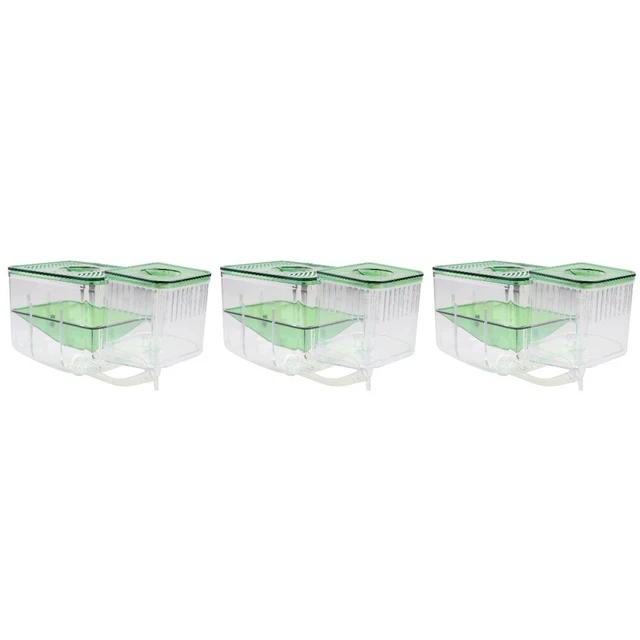3 Count 10 Gallon Fish Tank Brine Shrimp Eggs Aquarium Accessories Incubator