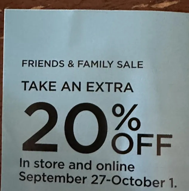 Kohl’s Coupon - 20% Off In Store & Online - Exp 10/1/2023