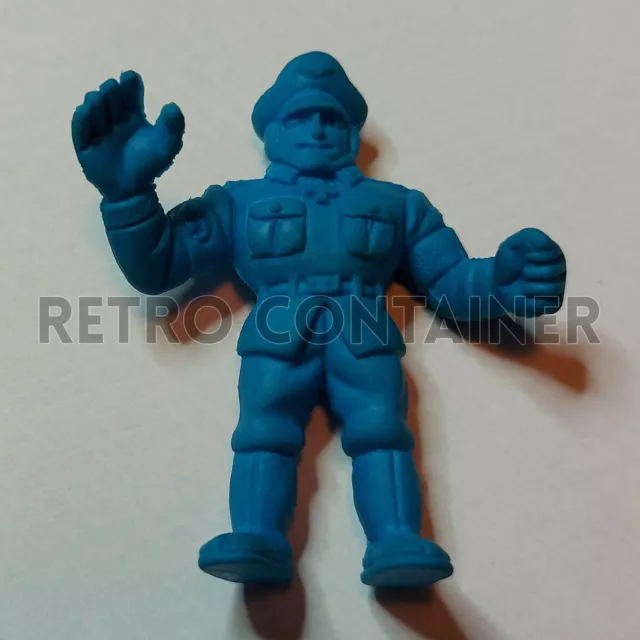 KINNIKUMAN KINKESHI - Vintage Rubber Figure Keshi Exogini Muscle Men - Blue